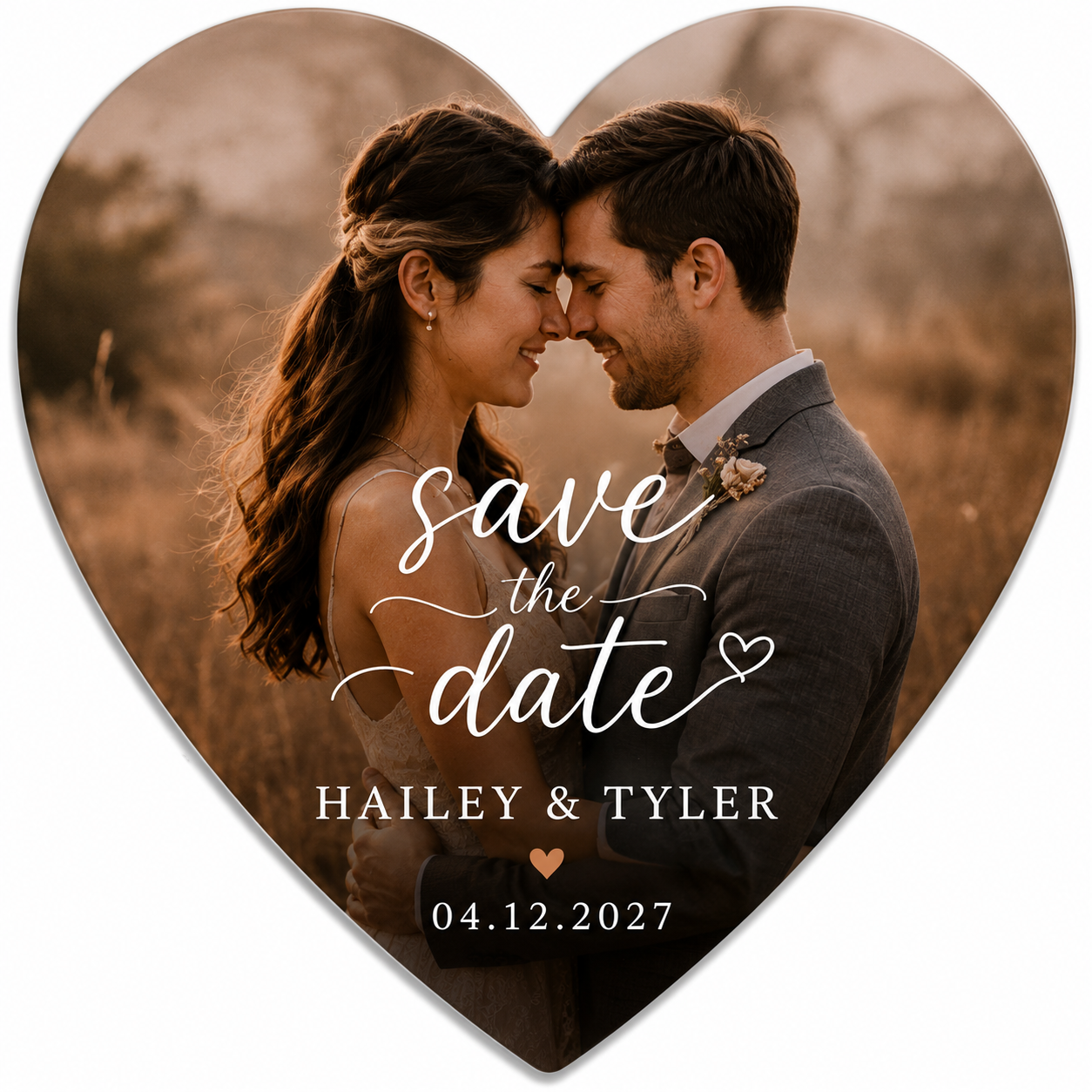 Custom Save the Date Magnets | Personalized Wedding Photo Magnets | Infinity Magnets