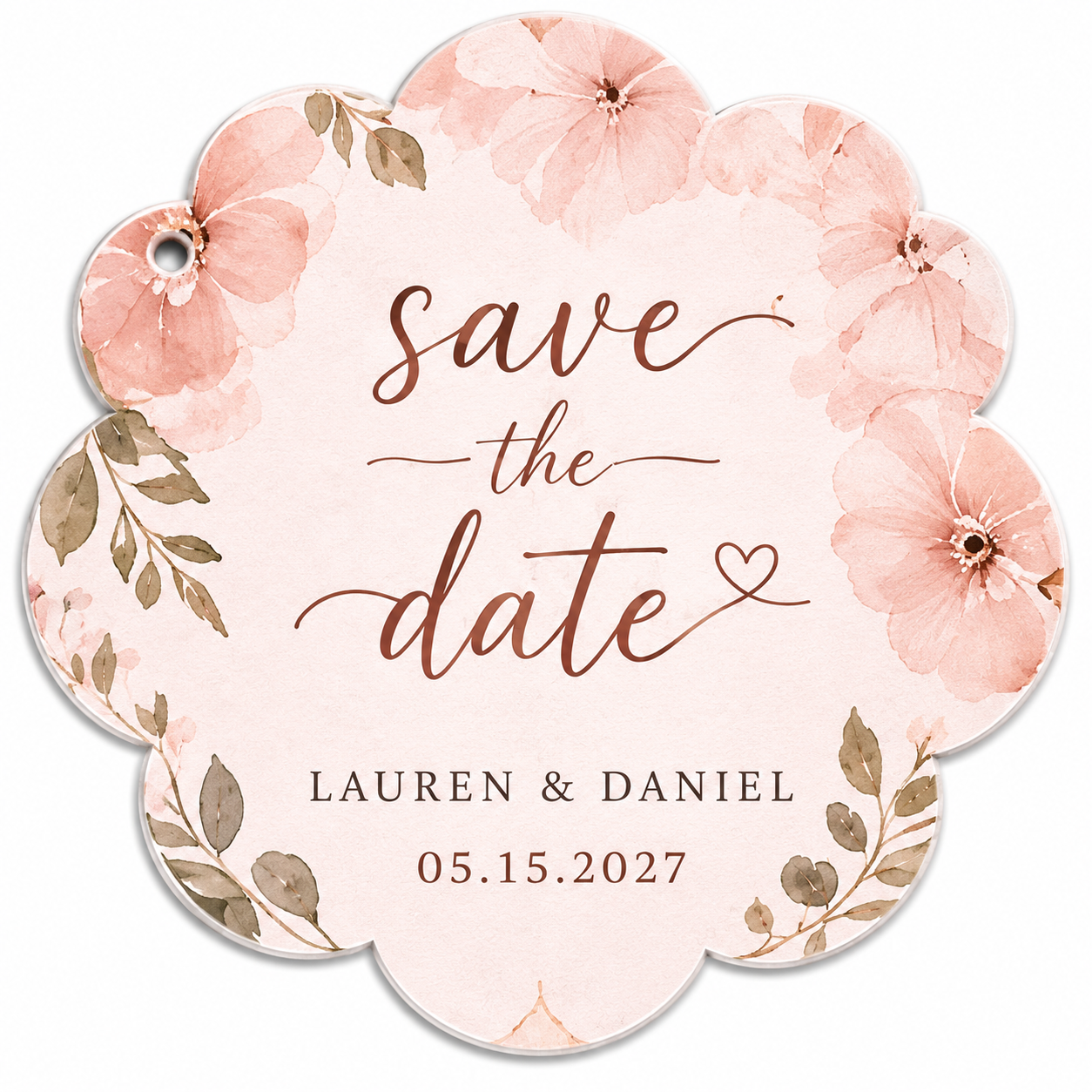 Custom Save the Date Magnets | Personalized Wedding Photo Magnets | Infinity Magnets